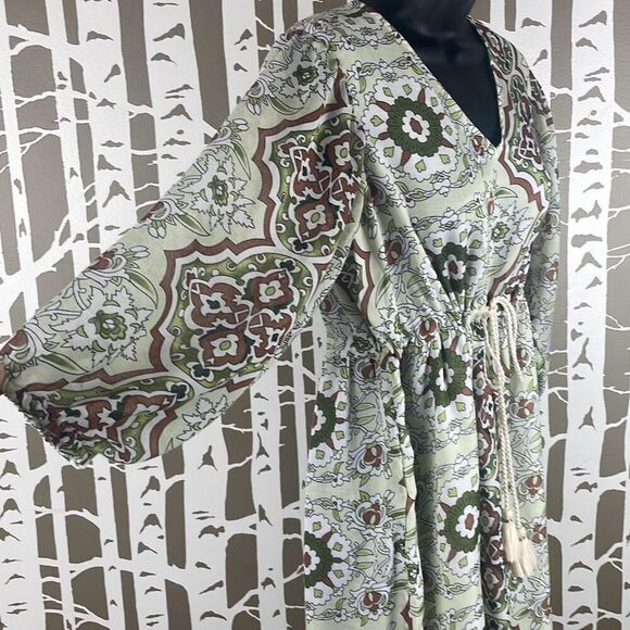 Soft Surroundings Zia Maxi Dress Medallion Print NEW Petite L - Picture 14 of 14